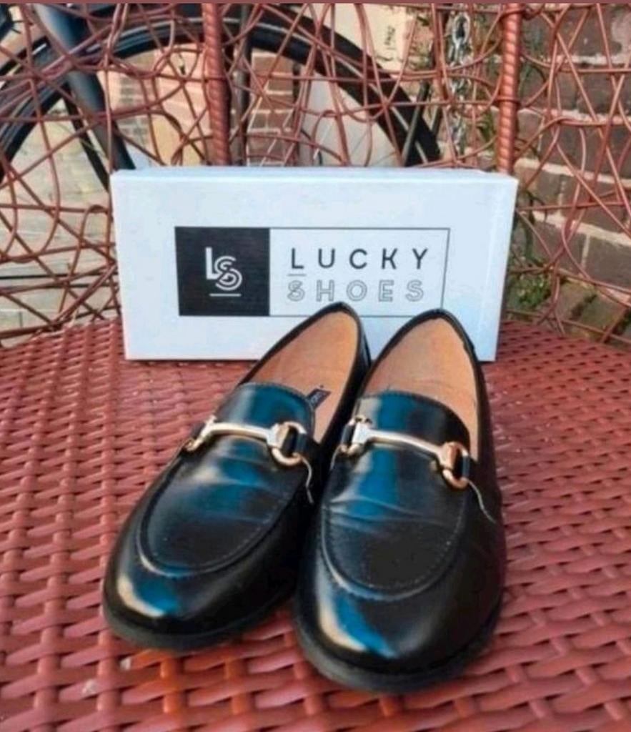 Lucky Shoes Loafers in Size 38, Kleding | Dames, Schoenen, Nieuw, Ophalen of Verzenden, Instappers, Zwart