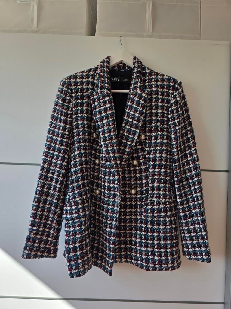Nieuwe Blazer Zara mt L., Kleding | Dames, Jasjes, Kostuums en Pakken, Ophalen of Verzenden, Nieuw