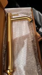 Saniclear Verhoogde Wastafelkraan Goud, Ophalen of Verzenden, Nieuw, Koper, Kraan