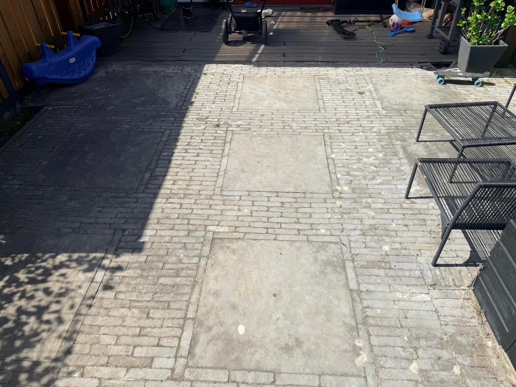 Bestrating tuin gratis ophalen, Tuin en Terras, Ophalen of Verzenden, Zo goed als nieuw, Hout