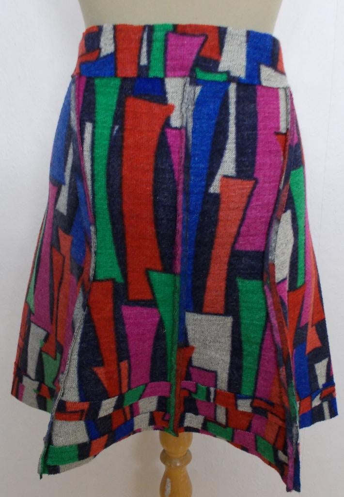 Vrolijke kleuren rokje van Heart! L, Overige kleuren, Verzenden, Maat 42/44 (L), Zo goed als nieuw