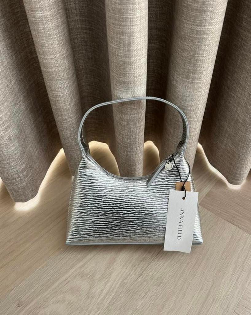 Nieuwe zilveren handtas van Anna Field, Ophalen of Verzenden, Nieuw, Overige kleuren, Handtas