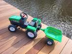 Kindertractor met kar., Ophalen