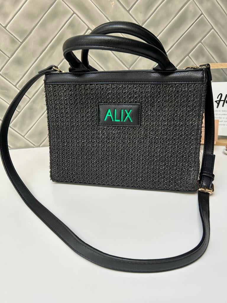 Alix the label handtas, Ophalen of Verzenden, Zo goed als nieuw, Zwart, Handtas