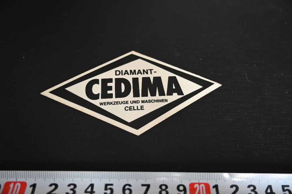 sticker Diamant CEDIMA werkzeuge und maschinen Celle, Ophalen, Zo goed als nieuw