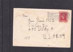 Brief 1946 naar U.S. Army (325), Verzenden, Envelop