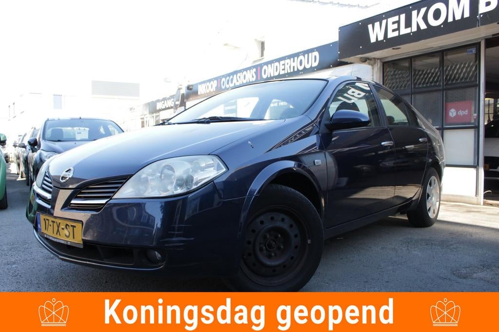 Nissan Primera 2.0 Business Edition Automaat | Airco | Cruis, Auto's, Nissan, 1998 cc, Stof, Gebruikt, Zwart