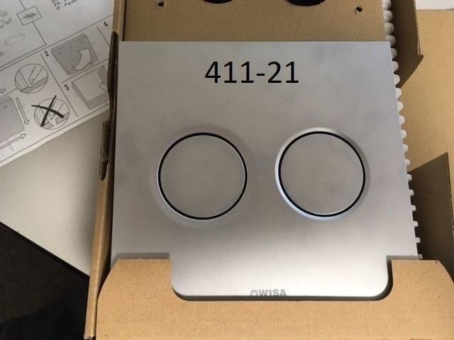 411. Bedieningsplaat Bedieningspaneel drukplaat toilet en ur, Ophalen of Verzenden, Nieuw, Wit, Handdoek