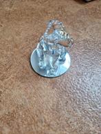 Glazen ram op een spiegelplaatje, Ophalen of Verzenden