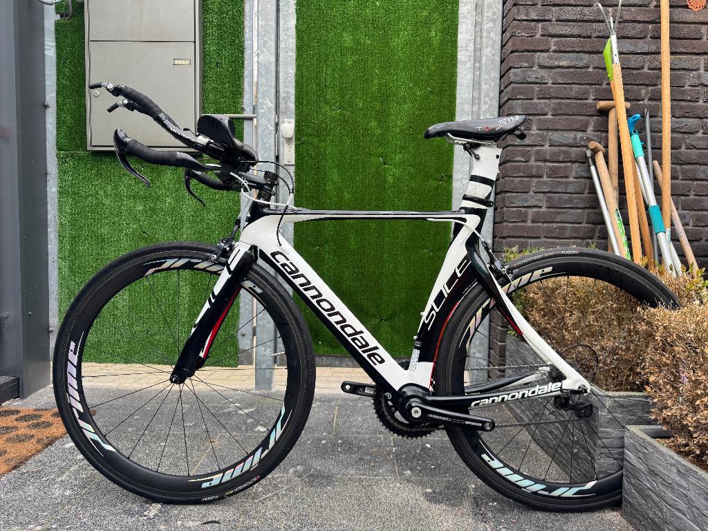 Cannondale Slice Carbon Triathlon Bike — Size 54, Fietsen en Brommers, Fietsen | Racefietsen, 28 inch, Gebruikt, Carbon, 15 tot 20 versnellingen