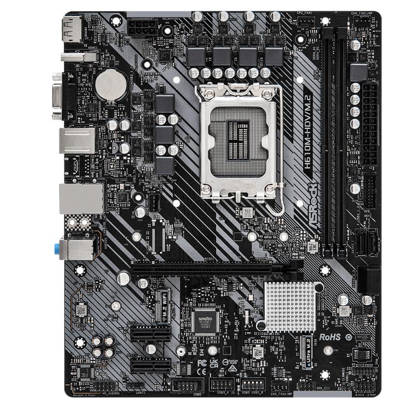 ASRock H610M-HDV/M.2 Socket 1700 moederbord, DDR4, Ophalen of Verzenden, Bijsterhuizen 1111 , Nijmegen Gelderland, NL, Lga1700