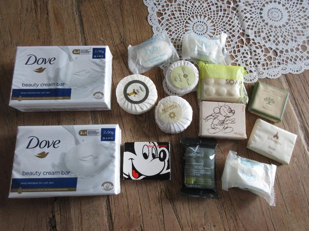 zeep Dove en hotelzeepjes nieuw, Ophalen of Verzenden, Nieuw, Bad & Douche