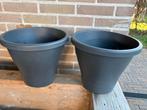 2 Elho balkonbakken potten, 25 tot 40 cm, Kunststof, Balkon, Rond