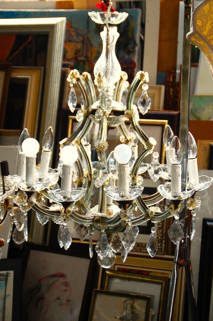 Kristallen kroonluchter/hang /lamp, Ophalen of Verzenden