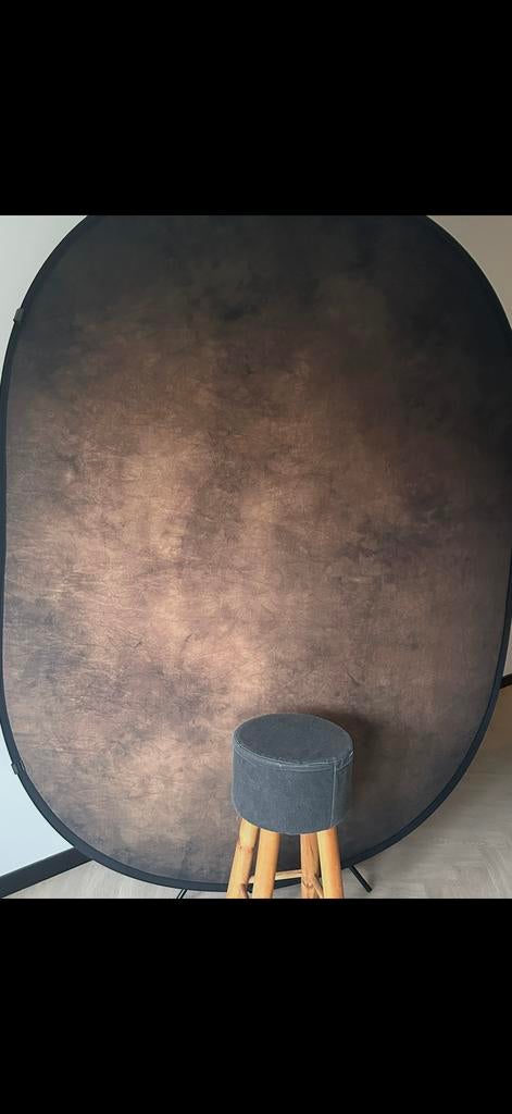Fotografie achtergrond doek - bruin/zwart, Audio, Tv en Foto, Fotografie | Fotostudio en Toebehoren, Ophalen of Verzenden, Zo goed als nieuw