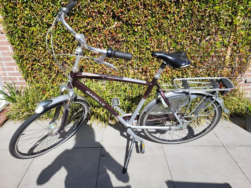 Gazelle Chamonix herenfiets, Ophalen, Gebruikt, Velgrem, Versnellingen
