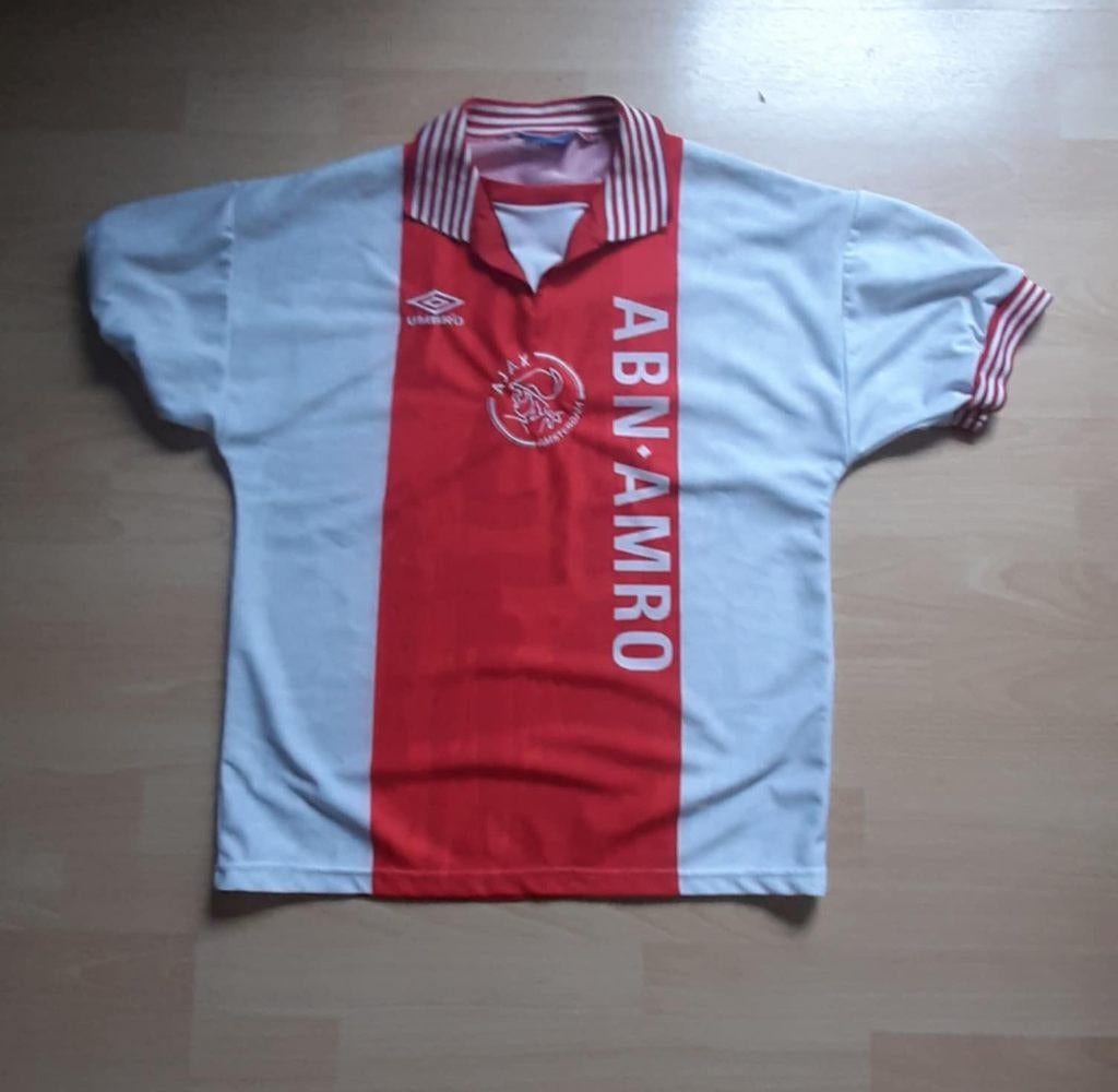 Ajax thuisshirt midden jaren 90 maat M/L, Ophalen of Verzenden, Zo goed als nieuw, Ajax, Shirt