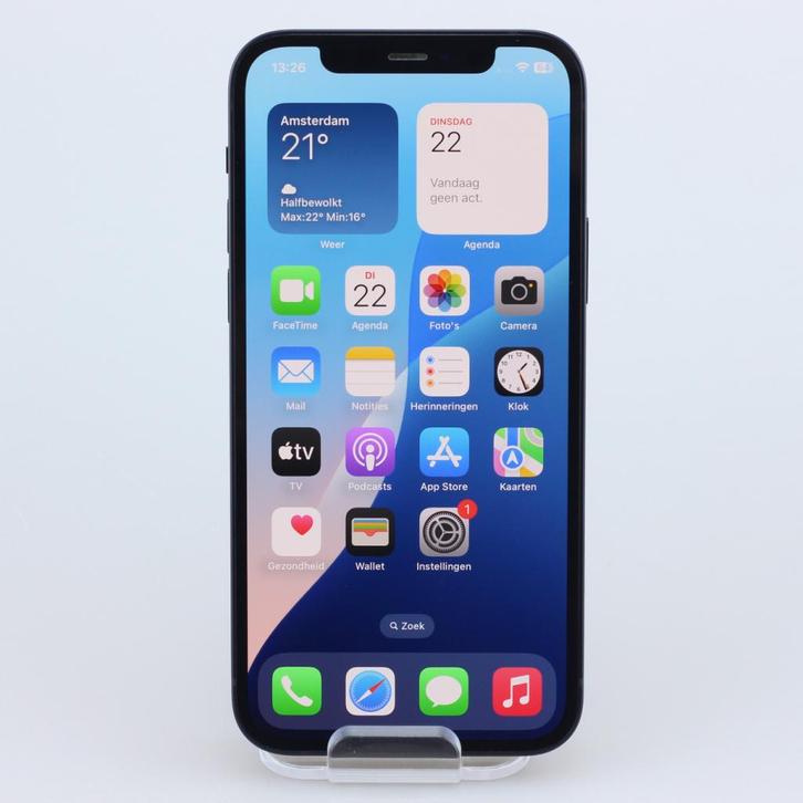 iPhone 12 64GB Midnight Nette Staat, Telecommunicatie, Mobiele telefoons | Apple iPhone, Zo goed als nieuw