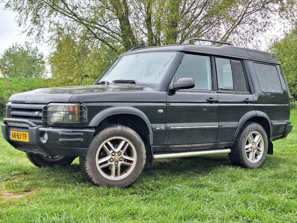 Land Rover Discovery 2.5 TD5 Grijs kenteken, Auto's, Bestelauto's, Automaat, Land Rover, Zwart, 2495 cc