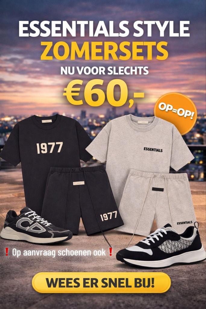 Essentials Style Zomersets, Kleding | Heren, Overige Herenkleding, Ophalen of Verzenden, Nieuw