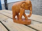schitterende houten olifant hand gemaakt, Ophalen of Verzenden