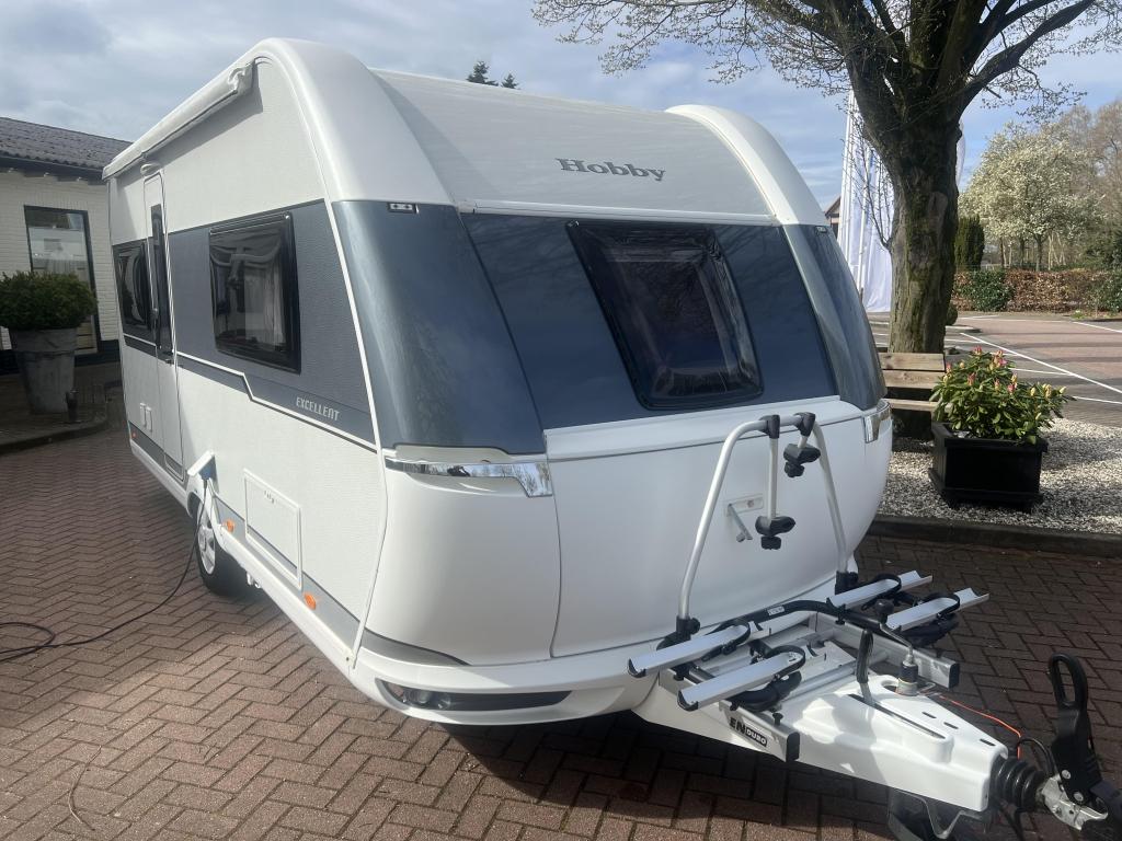 Hobby Excellent 460 UFE, Caravans en Kamperen, Caravans, Rondzit, Hobby, Schokbreker, Bedrijf