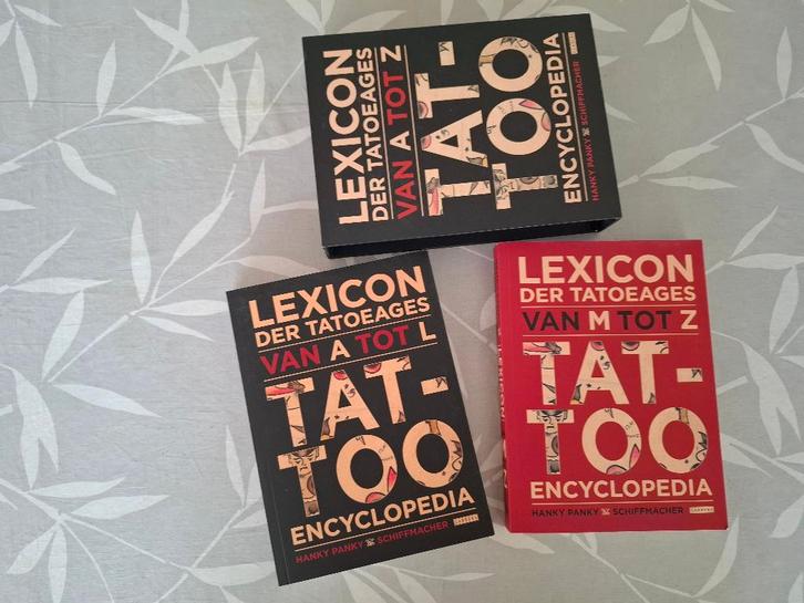 LEXICON der TATOEAGES van A tot Z  - Henk Schiffmacher, Boeken, Mode, Zo goed als nieuw, Make-up en Cosmetica, Ophalen of Verzenden