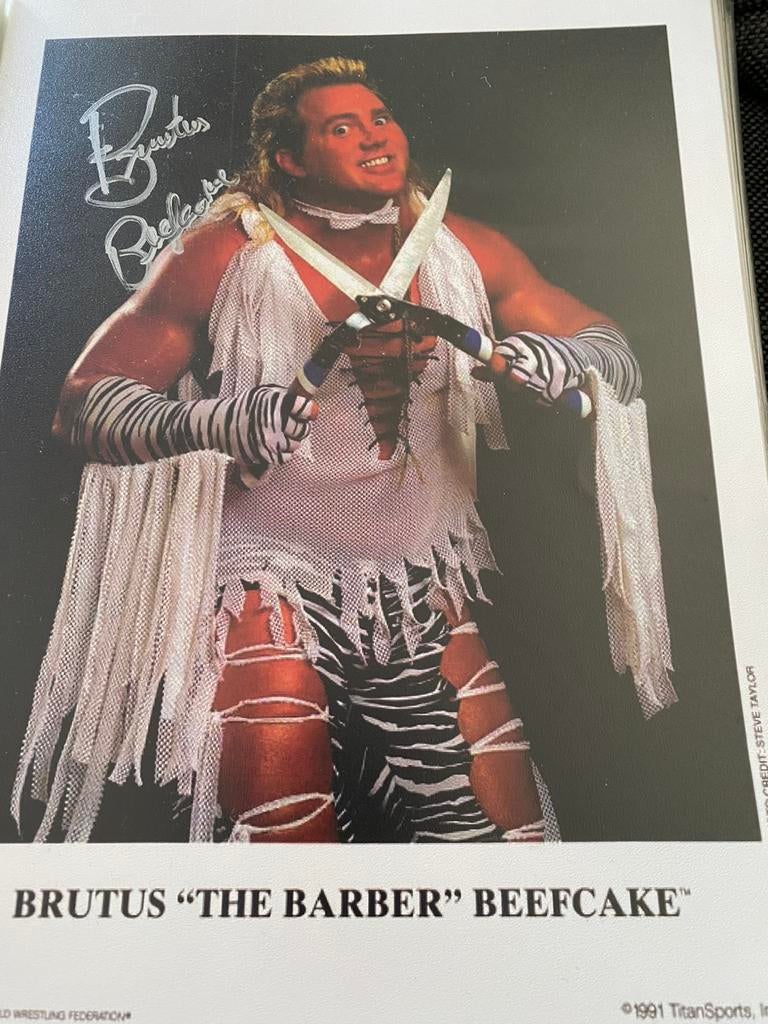Handtekening wwe wrestling, Ophalen of Verzenden, Zo goed als nieuw, Foto of Kaart