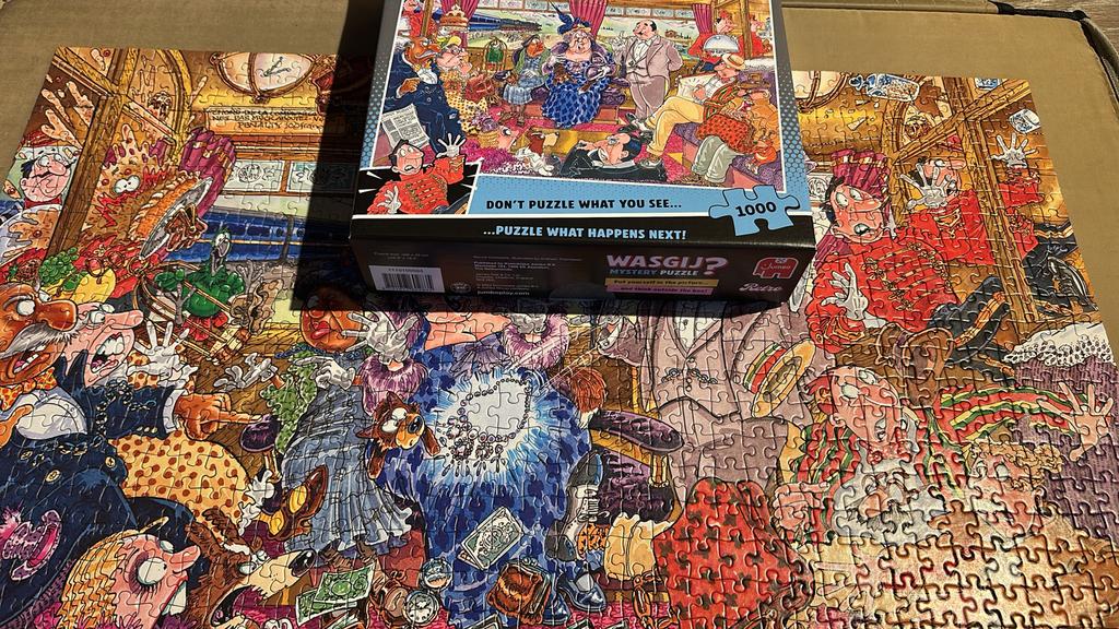 Wasgij puzzel, Hobby en Vrije tijd, Denksport en Puzzels, Ophalen, Zo goed als nieuw
