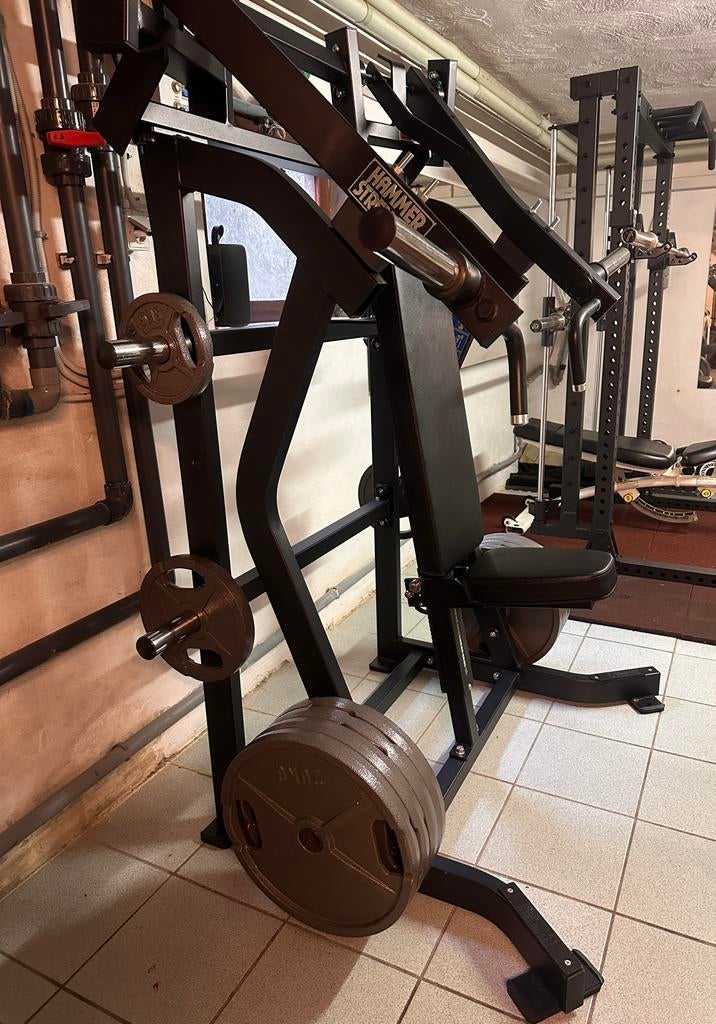 Hammer Strength Iso-Lateral Incline Press, Ophalen, Gebruikt, Krachtstation, Borst