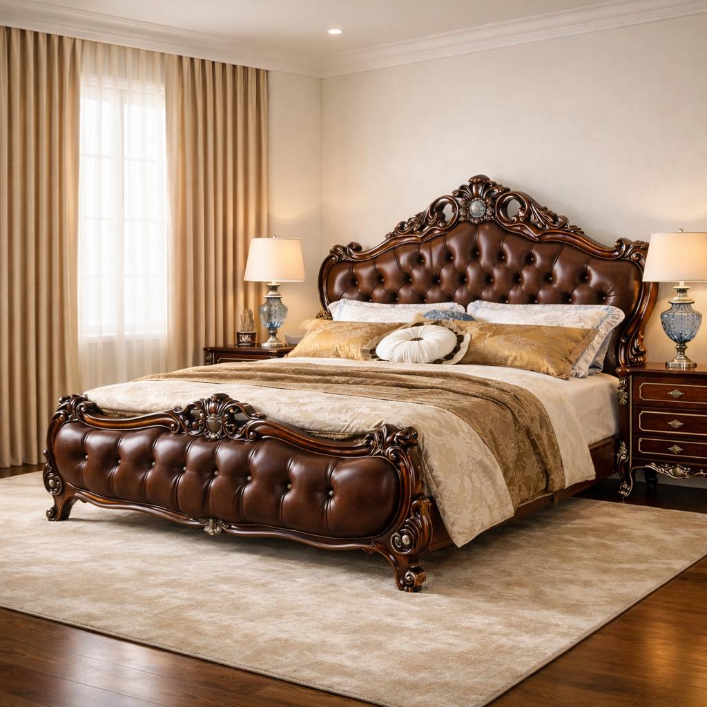 ITALIAANSE ORGINELE BAROK BEDDEN NU VOOR MAAR 1495,-, Huis en Inrichting, Slaapkamer | Bedden, 90 cm, Ophalen of Verzenden, Hout