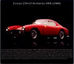 Ferrari 250 GT Berlinetta SWB (1960) fotokaart, Verzenden, Zo goed als nieuw, Auto's