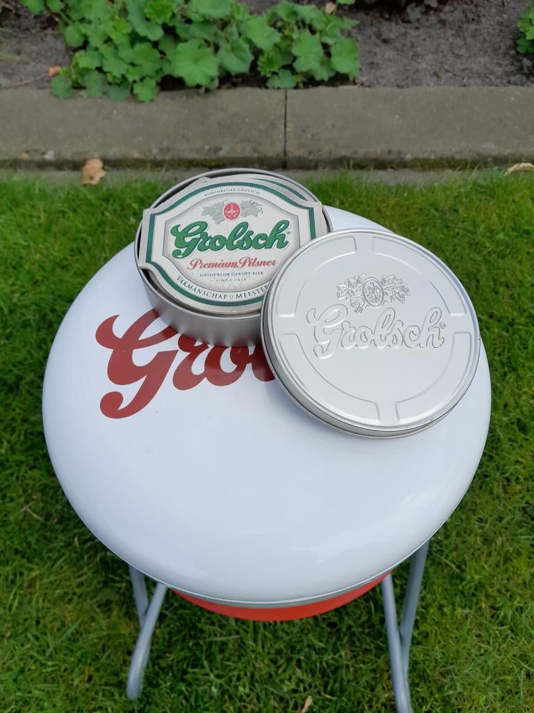 Grolsch beugel tafel bijzettafel., Ophalen
