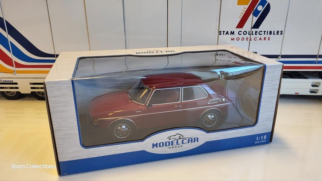 MCG Saab 99 Dark Red Metallic, Overige merken, Auto, Nieuw, Ophalen of Verzenden