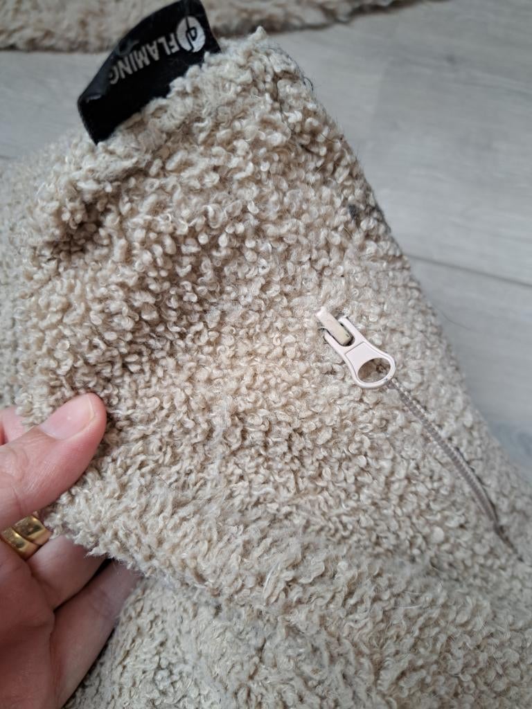 Hondenmand beige wasbaar kussen, Ophalen