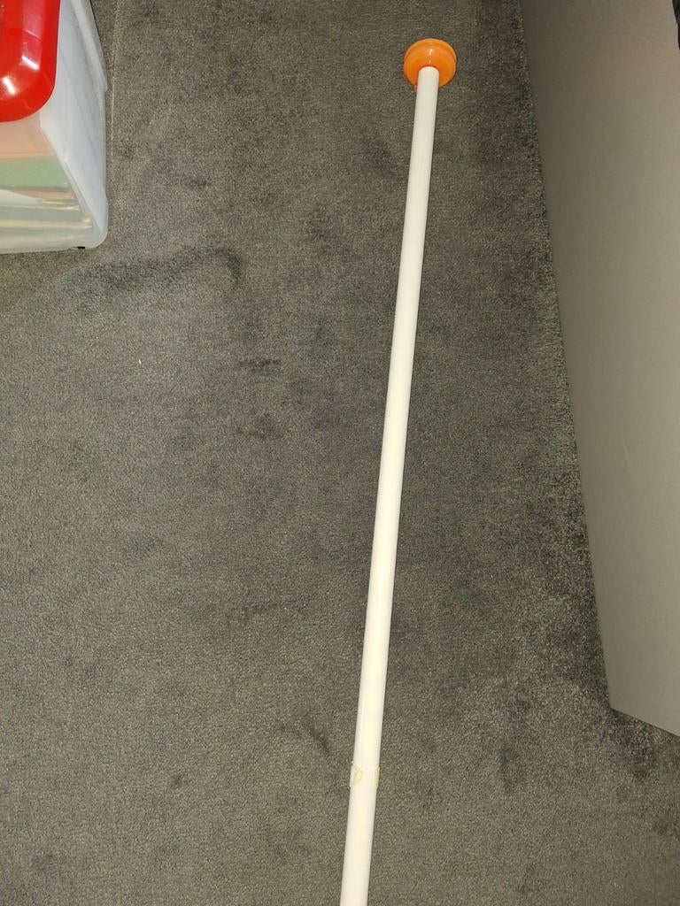 Vlaggenstok met oranje stop, Ophalen of Verzenden