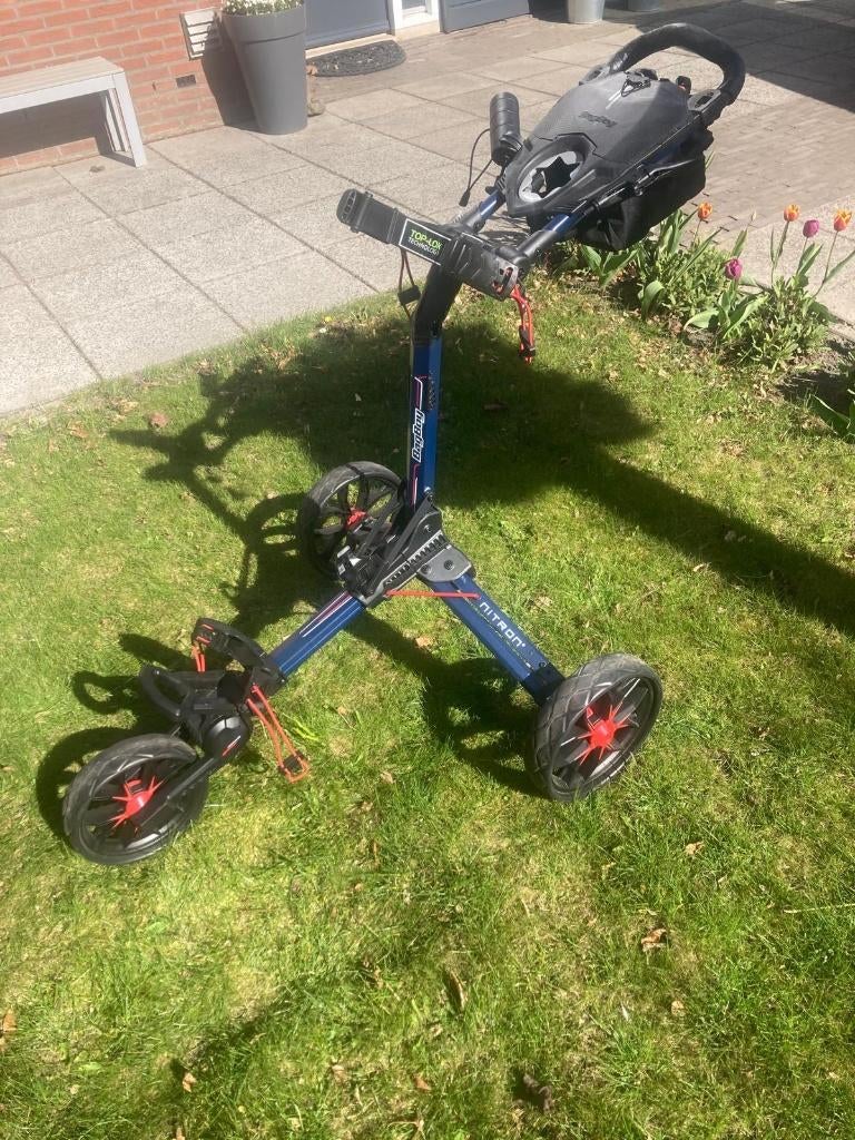 Golfcaddy, Sport en Fitness, Golf, Ophalen, Zo goed als nieuw, Golfkar, Overige merken