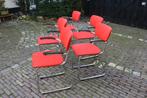 Gispen buisframestoelen, 5 stuks, Ophalen, Gebruikt, Vintage buisframe stoel, Vijf, Zes of meer stoelen