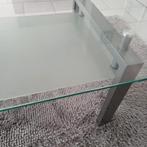 Te koop een mooi glazen salon tafel, Huis en Inrichting, Tafels | Salontafels, 100 tot 150 cm, 50 tot 75 cm, Rechthoekig, 50 tot 100 cm