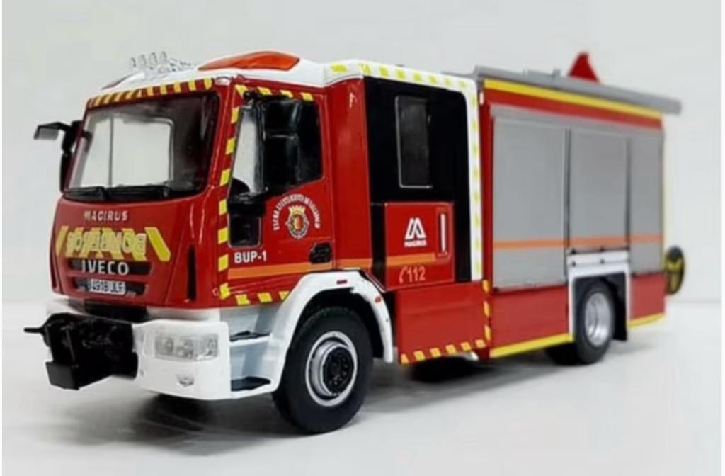 Iveco Magirus FF160E32W Spaanse Brandweer schaal 1/43, Verzenden, Nieuw, Bus of Vrachtwagen, Overige merken