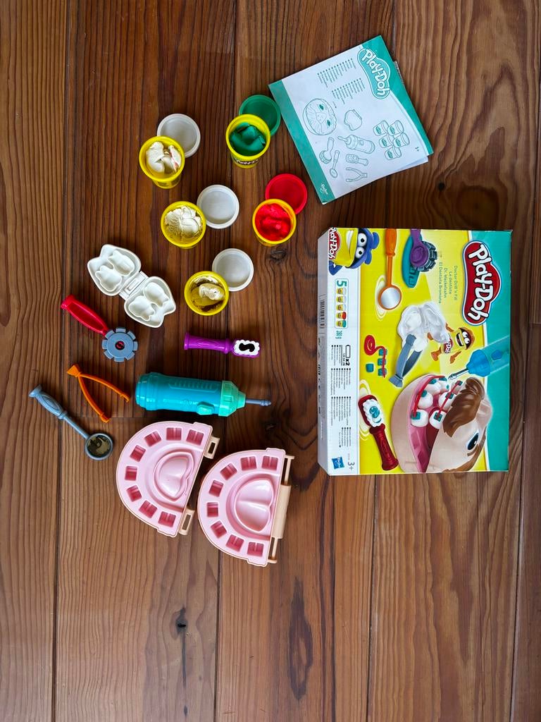 Play-Doh Dokter Boren en Vullen Speelset, Kinderen en Baby's, Speelgoed | Educatief en Creatief, Ophalen of Verzenden, Zo goed als nieuw
