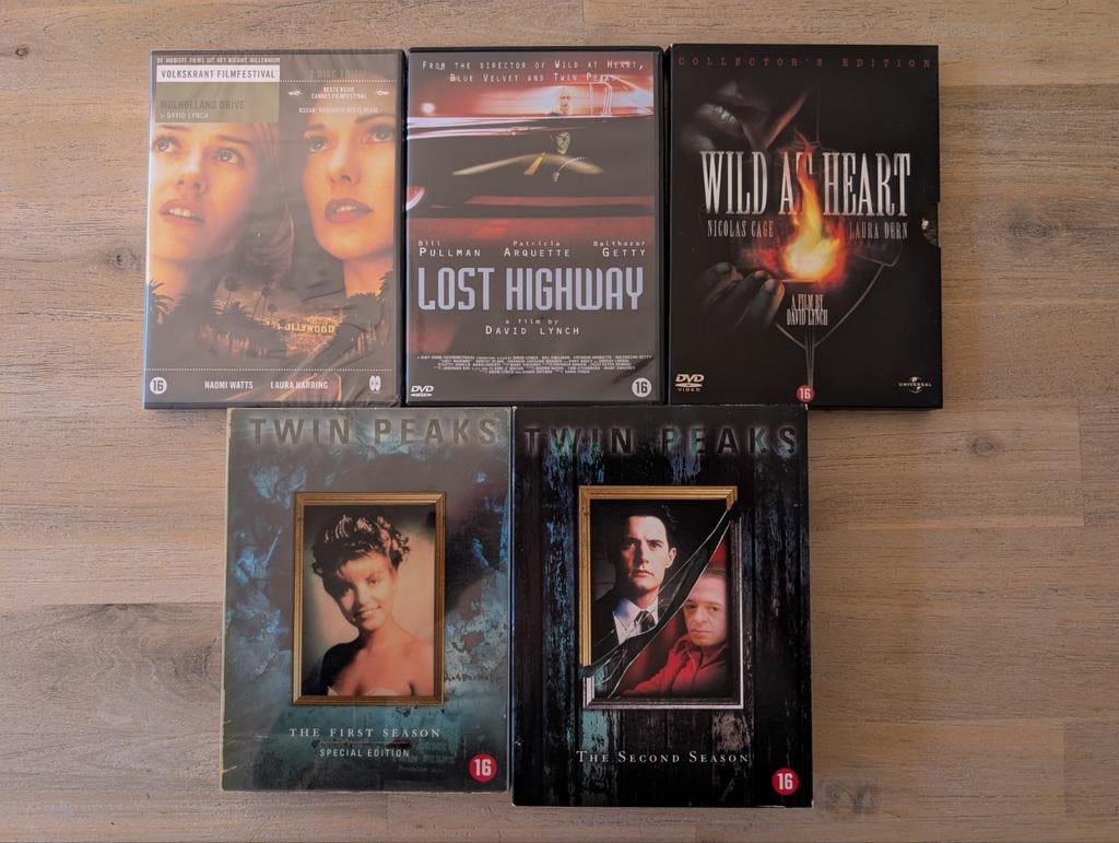 David Lynch collectie. o.a.Twin Peaks, Vanaf 16 jaar, Ophalen of Verzenden, Gebruikt, Boxset