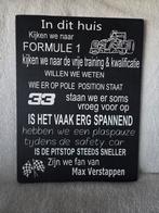 Wandbord formule 1, Ophalen of Verzenden