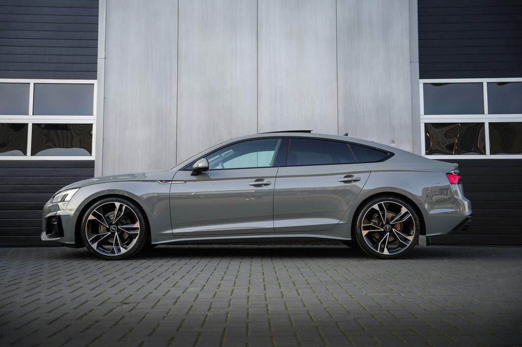 Audi A5 Sportback 35 TFSI 150 pk S edition Competition S-Lin, Auto's, Gebruikt, Zwart, 4 cilinders, Leder