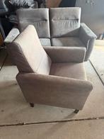 Comfortabele bank en fauteuil - Bieden, Ophalen, Gebruikt, Stof, 75 tot 100 cm