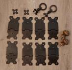 Oude scharnieren en kast knopjes, Ophalen of Verzenden, Gebruikt, IJzer, Scharnier