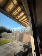 Elektrisch zonnescherm 4,45 x 2,95 m – werkt goed, Ophalen, Zo goed als nieuw
