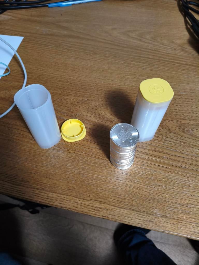 50 Zilveren Maple Leaf munten 2026, Postzegels en Munten, Edelmetalen en Baren, Ophalen, Zilver