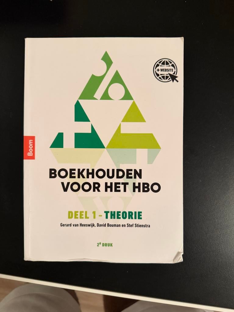 Boekhouden voor het hbo deel 1. Theorieboek, Gerard van Heeswijk, Ophalen of Verzenden, Zo goed als nieuw, Nederlands