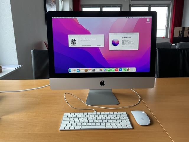 iMac van 2016 met 21,5-inch beeldscherm 8 GB werkgeheugen, Computers en Software, Apple Desktops, Ophalen, Gebruikt, 2 tot 3 Ghz
